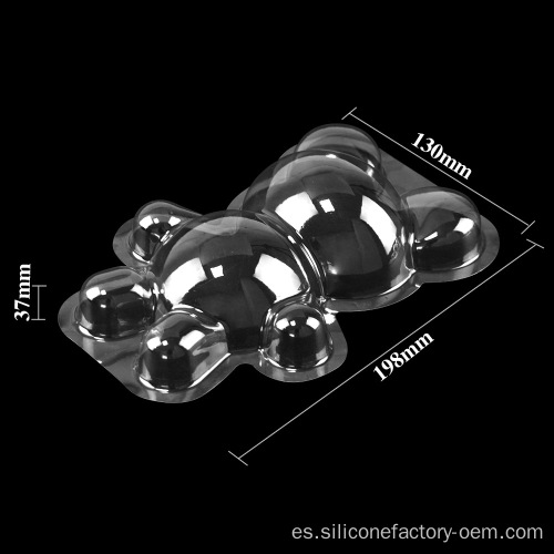 Moldes de chocolate de silicona CO de plástico